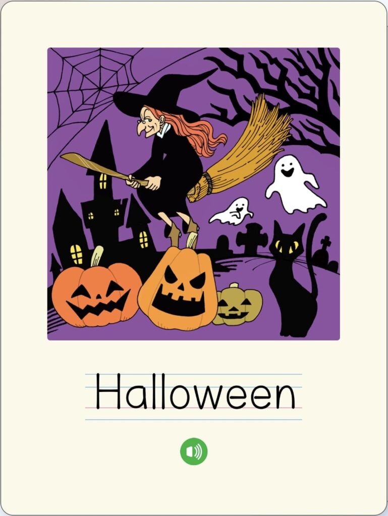 絵カードHalloween